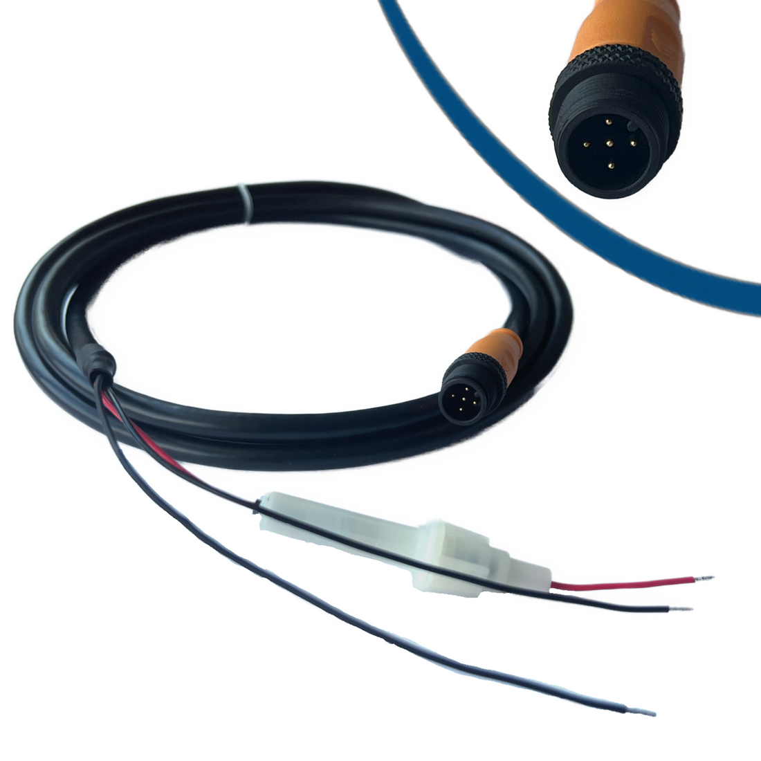 NMEA 2000 Male-Plug Power Cable with 5A Fuse (2.0 M/6.56 ft)