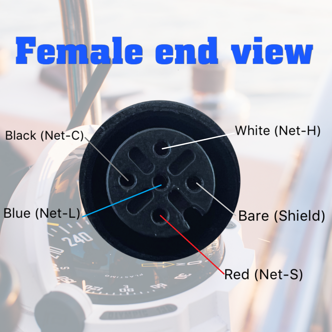 Female connector NMEA 2000