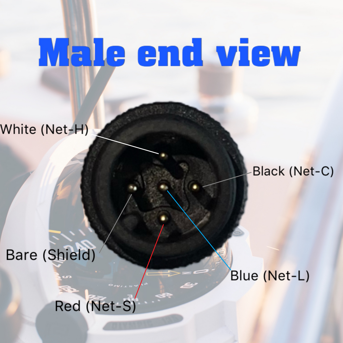 NMEA 2000 male pins