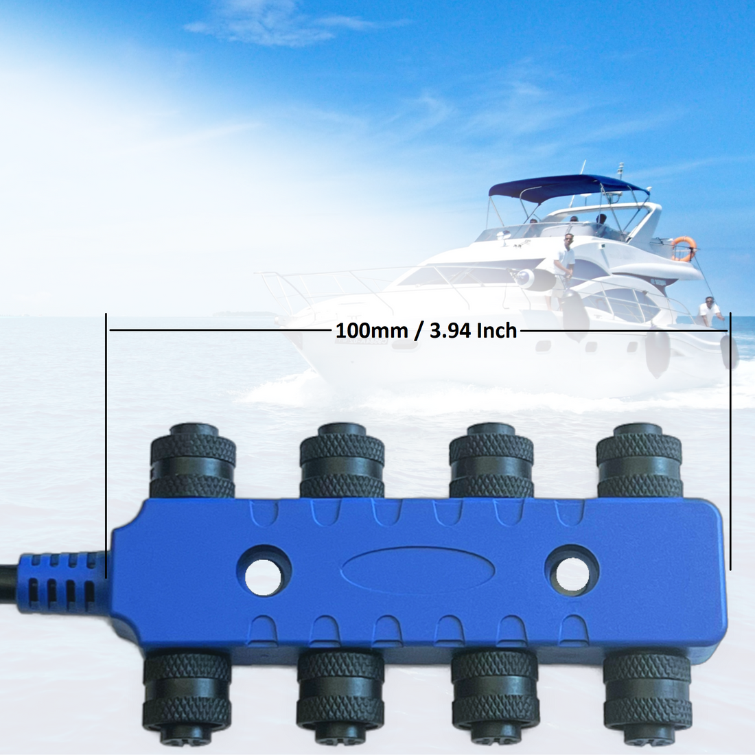 NMEA 2000 8-Way Splitter Cable Port